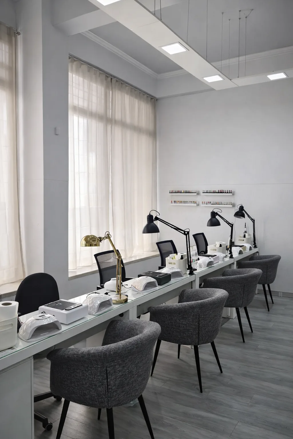 Sala de manicure e estética da Rosy Spa em Queluz